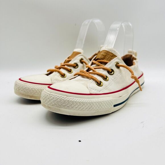 Converse All Star Shoreline Sneaker Womens 7 White Slip On Casual Chucks Shoes - Picture 4 of 10
